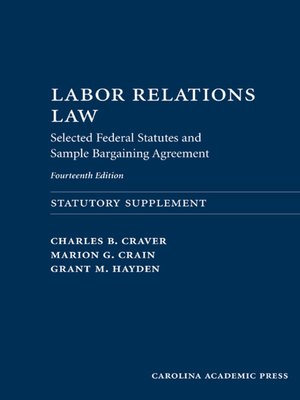 cover image of Labor Relations Law